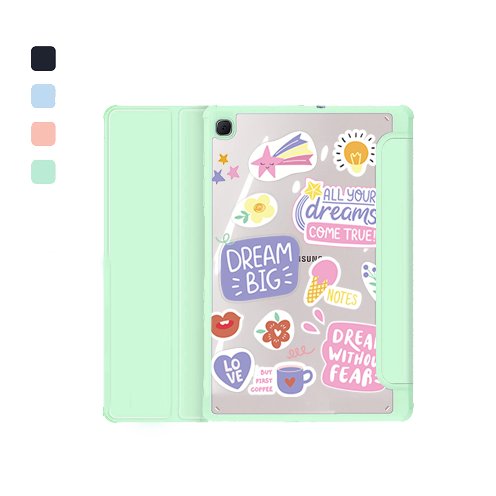 Android Tab Acrylic Flipcover - Dream Sticker Pack