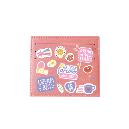 6 Slots Card Holder - Dream Sticker Pack