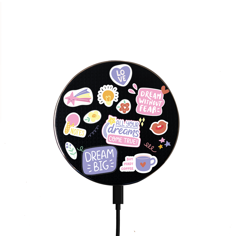 Universal Wireless Charger - Dream Sticker Pack