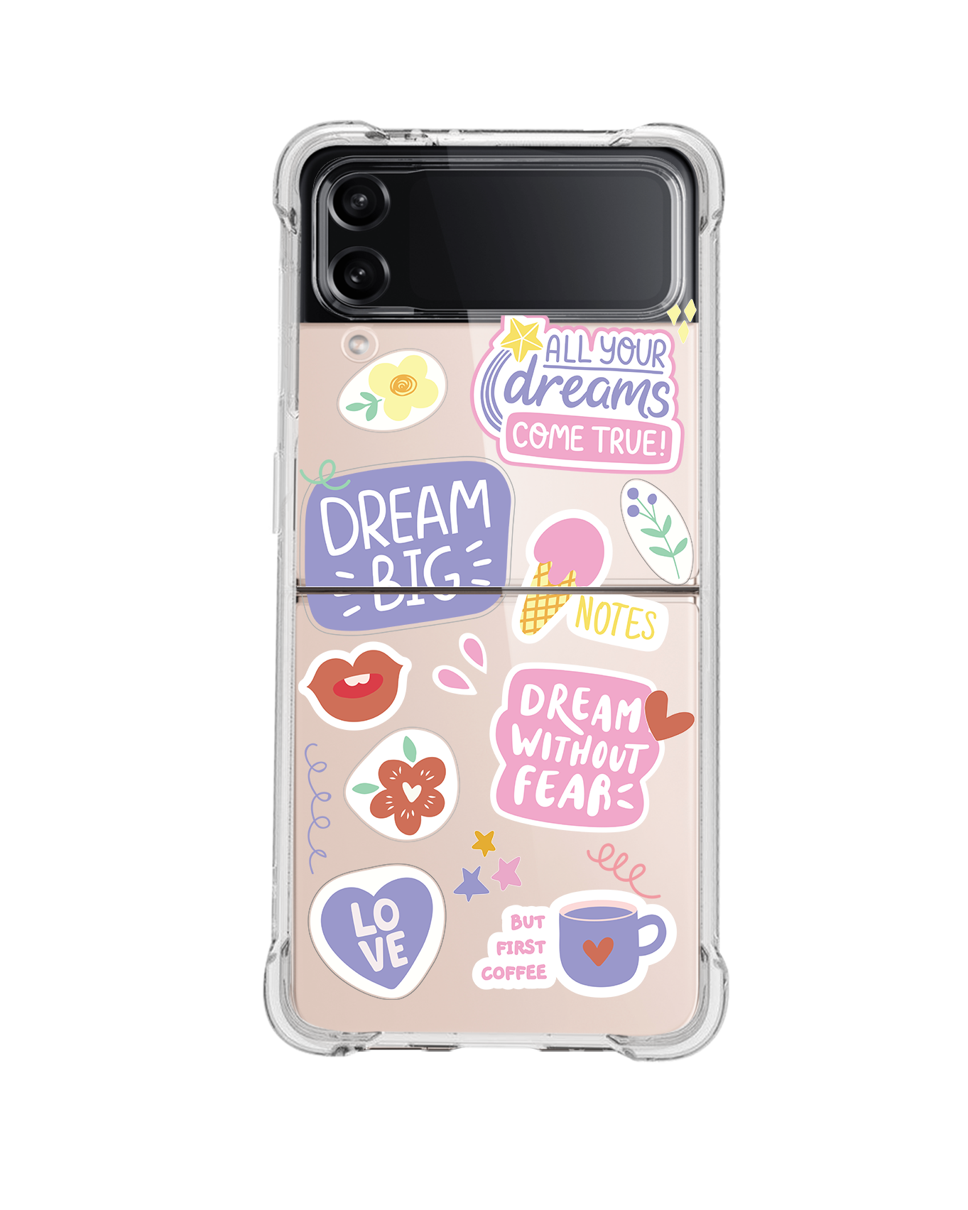 Android Flip / Fold Case - Dream Sticker Pack