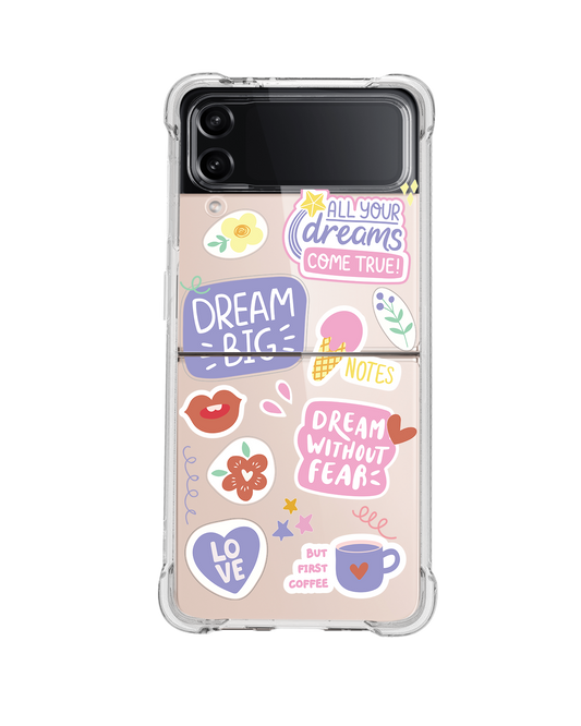 Android Flip / Fold Case - Dream Sticker Pack