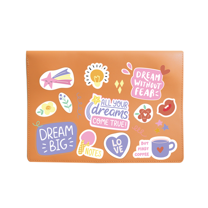 Vegan Leather Sleeve - Dream Sticker Pack