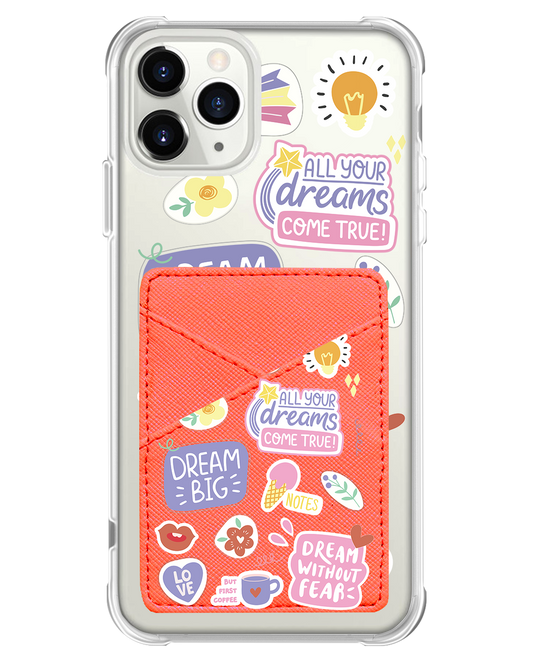 iPhone Phone Wallet Case - Dream Sticker Pack