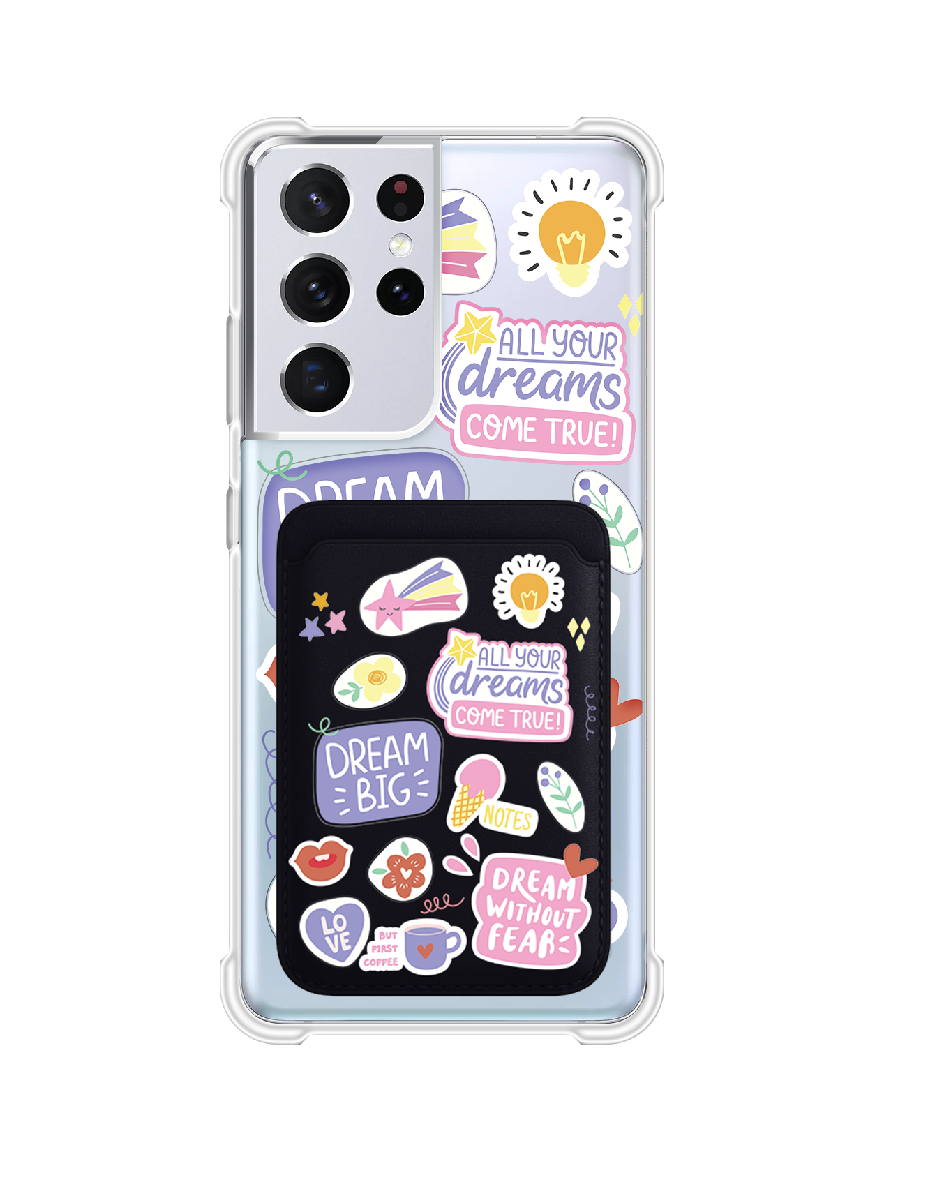 Android Magnetic Wallet Case - Dream Sticker Pack