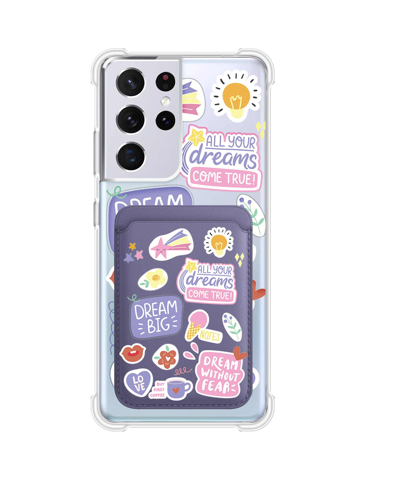 Android Magnetic Wallet Case - Dream Sticker Pack