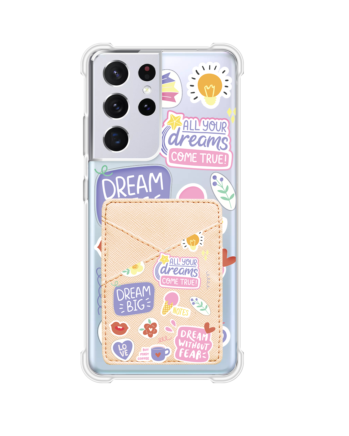 Android Phone Wallet Case - Dream Sticker Pack