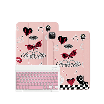 iPad / Android Tab Wireless Keyboard Flipcover - Enhypen Bite Me