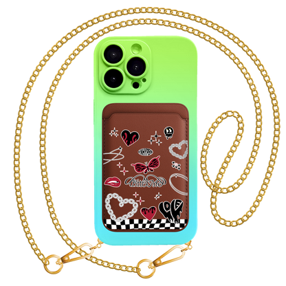 iPhone Magnetic Wallet Silicone Case - Enhypen Bite Me