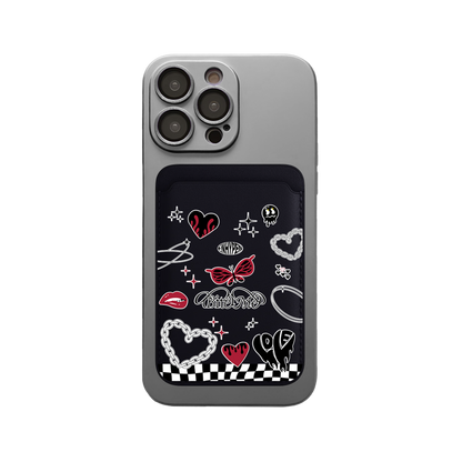 iPhone Magnetic Wallet Silicone Case - Enhypen Bite Me