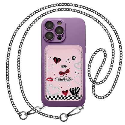 iPhone Magnetic Wallet Silicone Case - Enhypen Bite Me