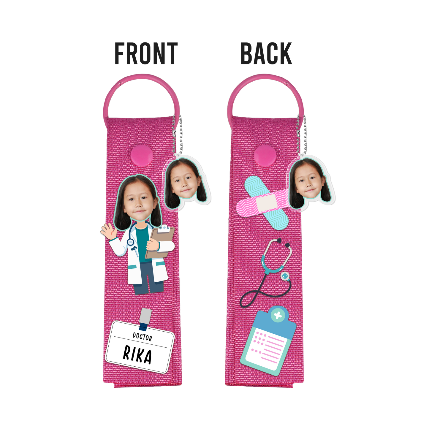 Patch Keychain - Face Grid Dream Doctor