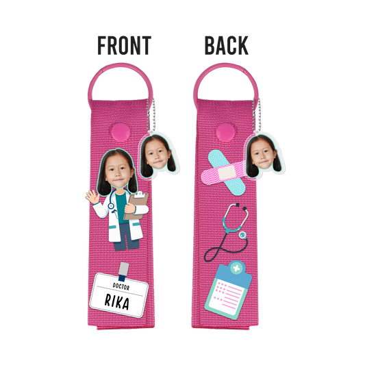 Patch Keychain - Face Grid Dream Doctor