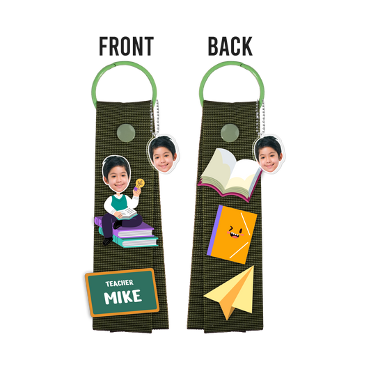 Patch Keychain - Face Grid Dream Teacher
