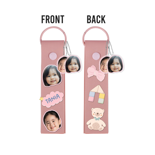 Patch Keychain - Face Grid Girl's Toys