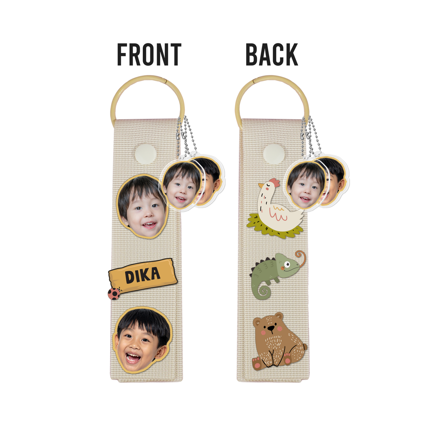 Patch Keychain - Face Grid Safari