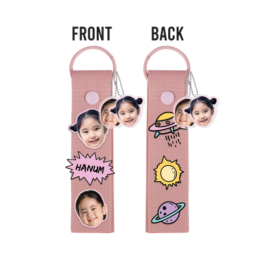 Patch Keychain - Face Grid Space
