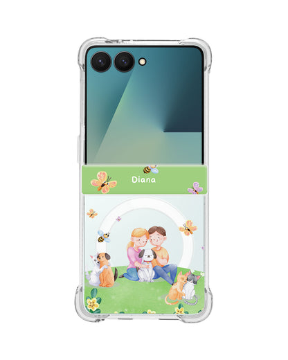 Android Flip / Fold Rearguard Hinge - Adorable Animals