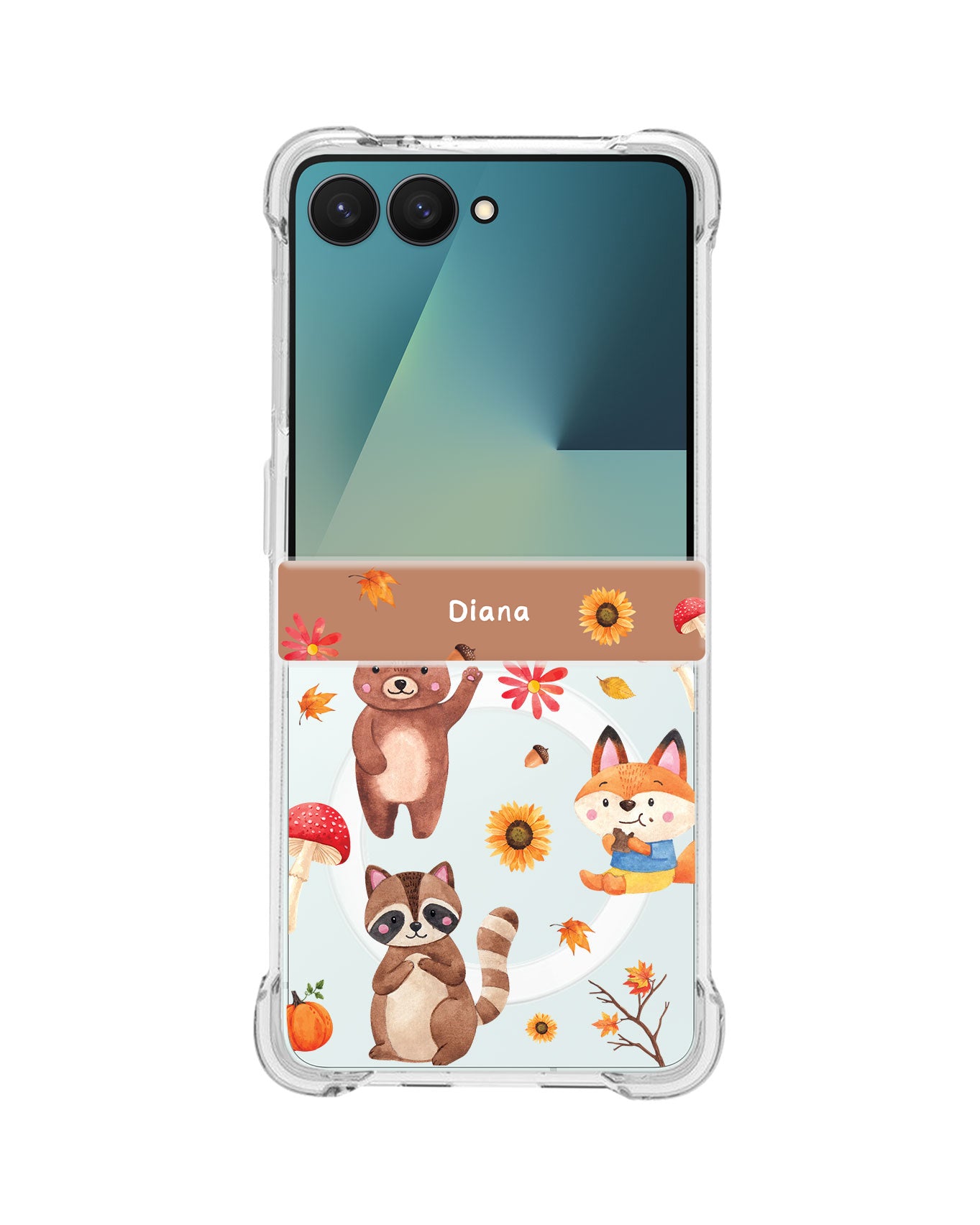 Android Flip / Fold Rearguard Hinge - Autumn Animals