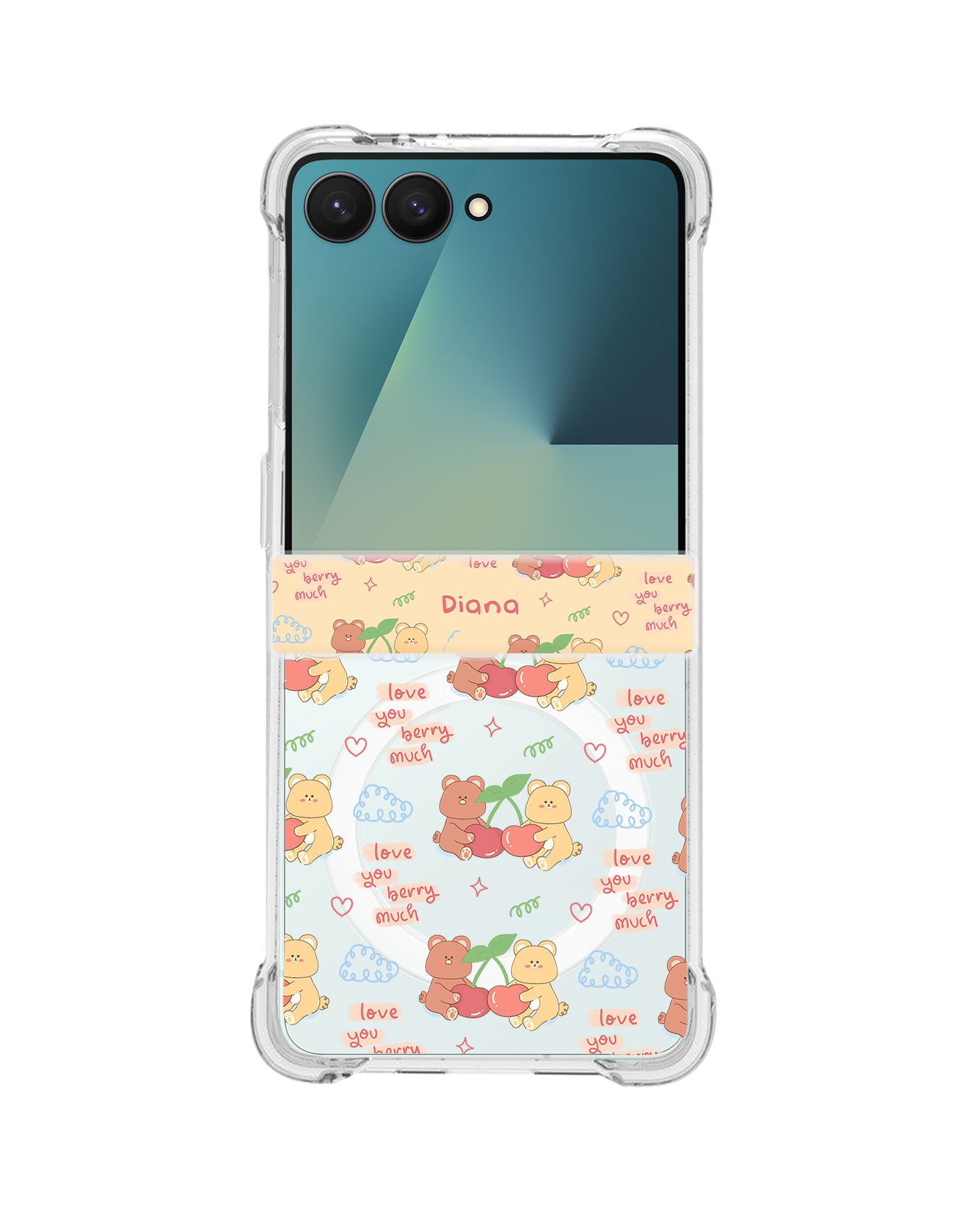 Android Flip / Fold Rearguard Hinge - Cherry Bear