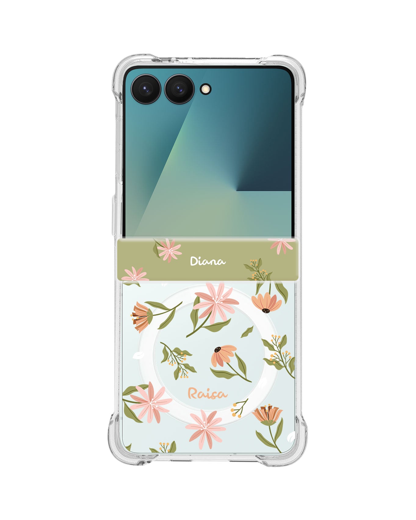 Android Flip / Fold Rearguard Hinge - Cosmos Flower