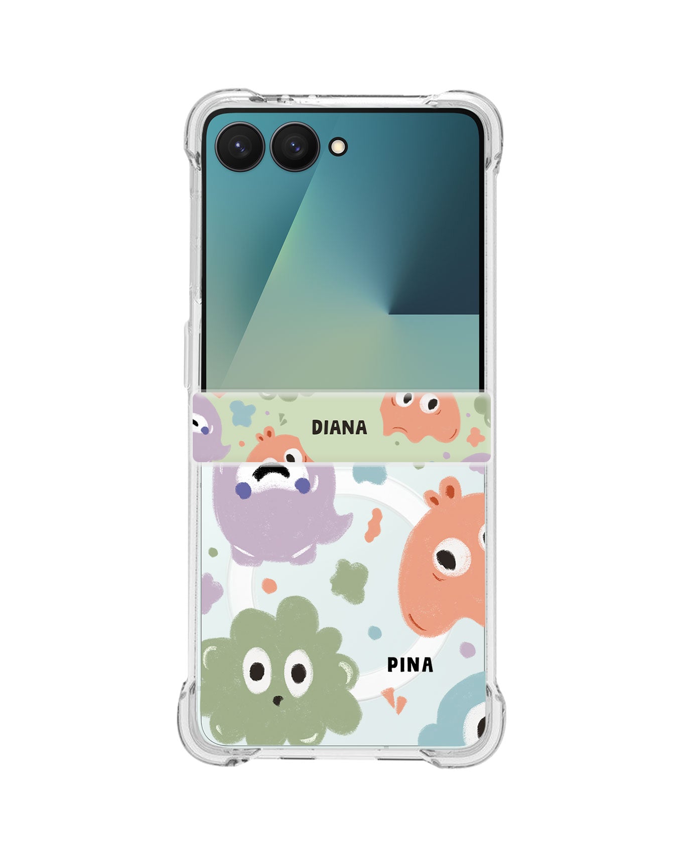 Android Flip / Fold Rearguard Hinge - Cute Monster 2.0
