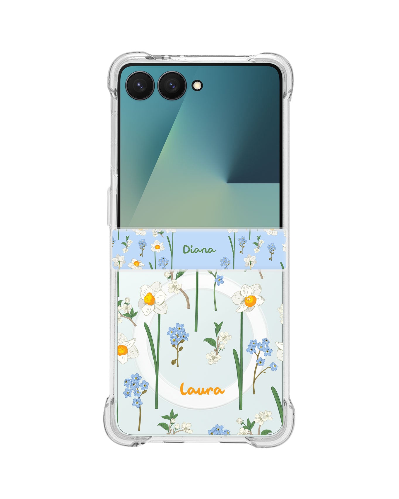 Android Flip / Fold Rearguard Hinge - December Narcissus
