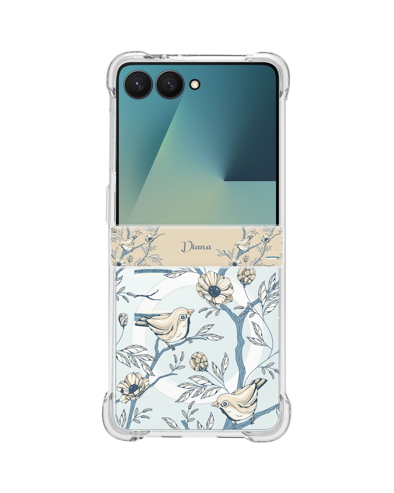 Android Flip / Fold Rearguard Hinge - Lovebird 9.0