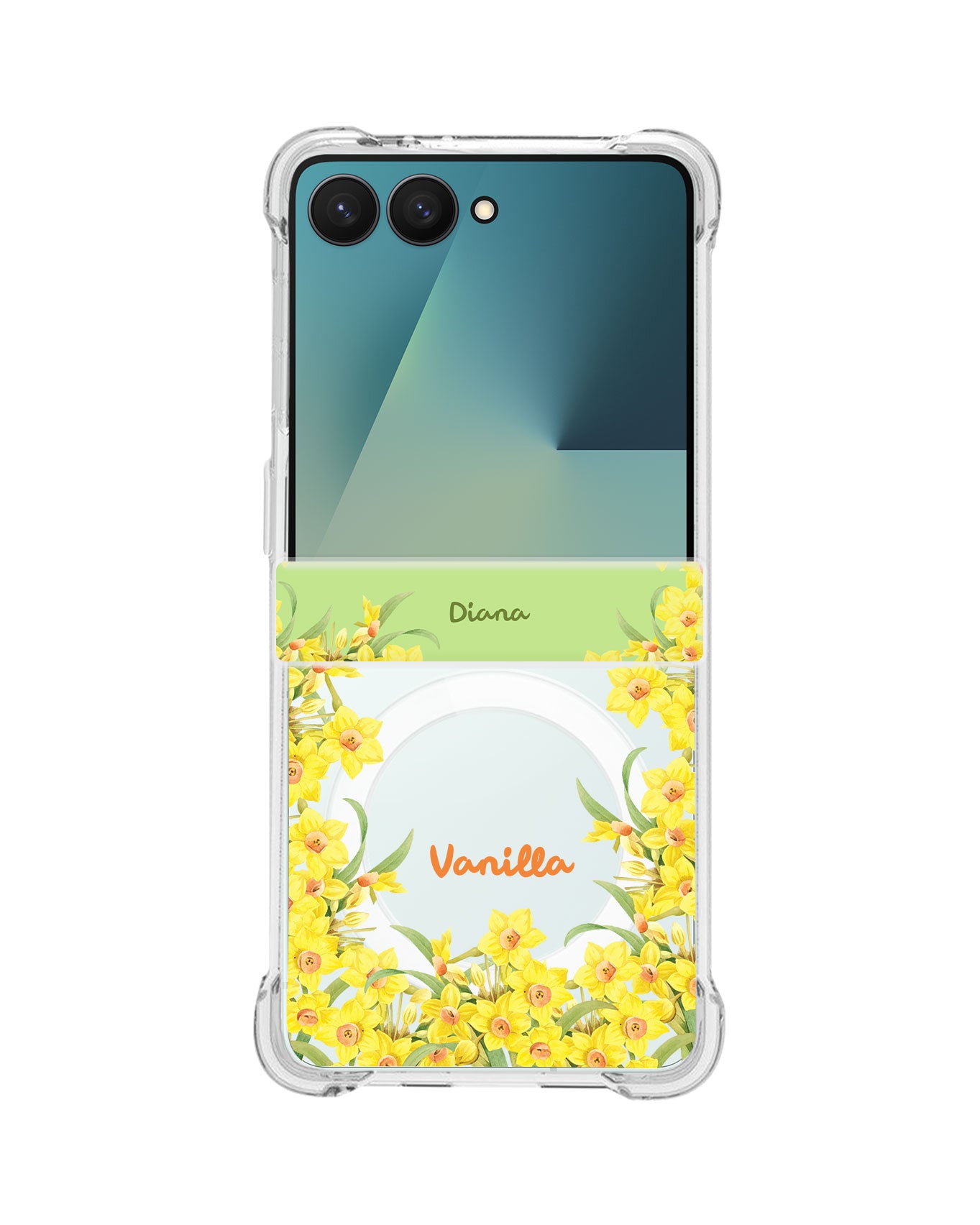 Android Flip / Fold Rearguard Hinge - March Daffodils