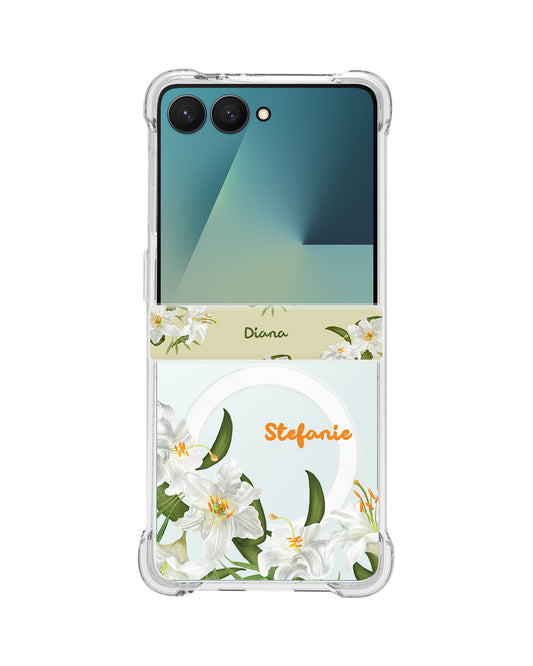 Android Flip / Fold Rearguard Hinge - May Lily of the Valley