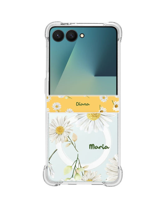 Android Flip / Fold Rearguard Hinge - October Chrysanthemum