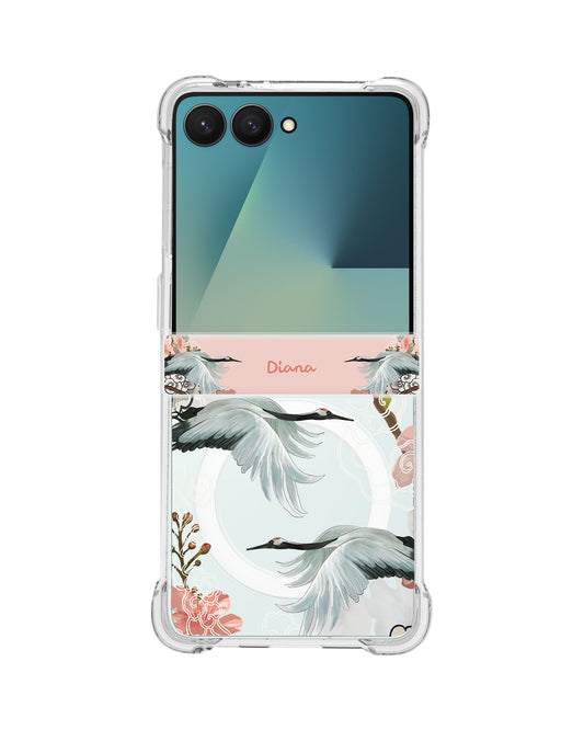 Android Flip / Fold Rearguard Hinge - Oil Painting Birds