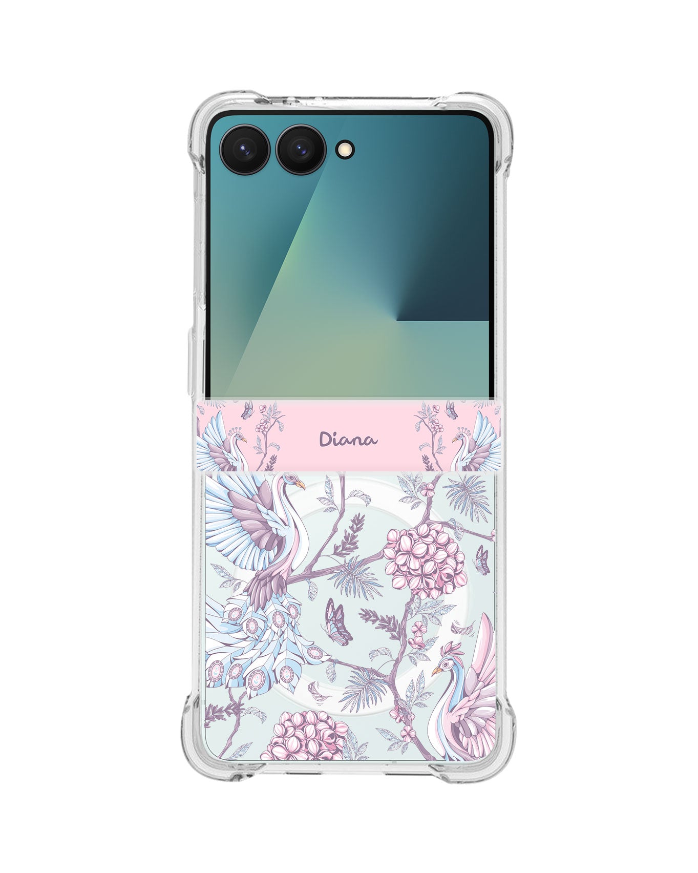 Android Flip / Fold Rearguard Hinge - Peacock 2.0