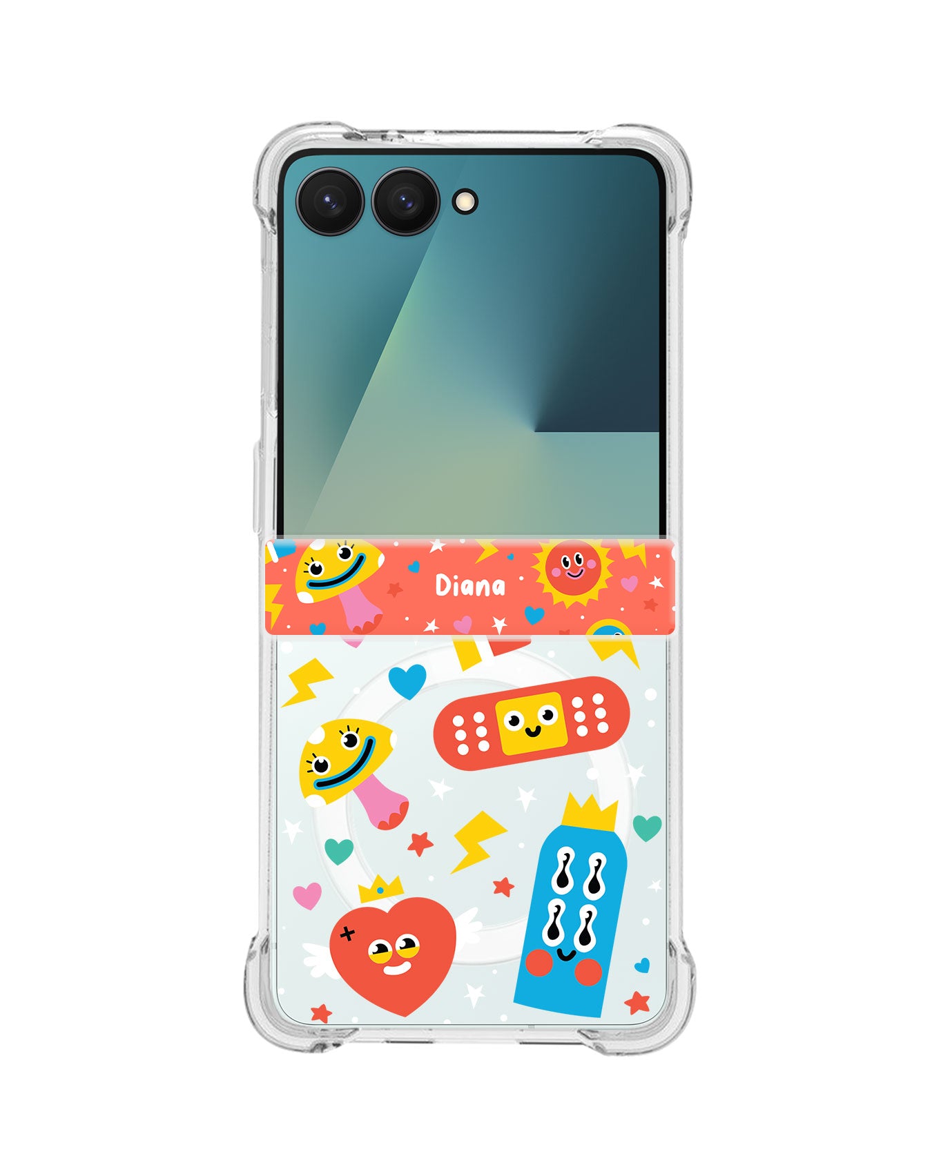 Android Flip / Fold Rearguard Hinge - Red Club