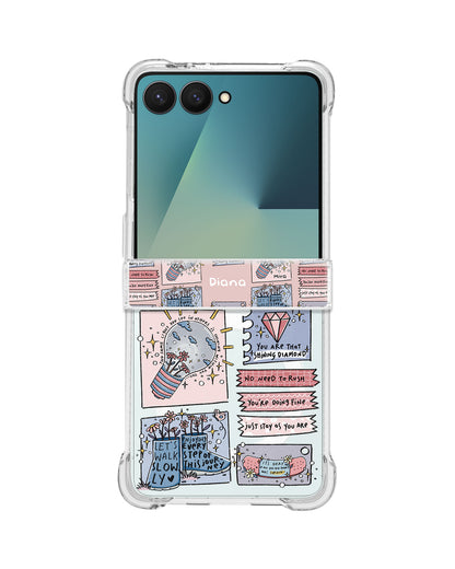 Android Flip / Fold Rearguard Hinge - Shine