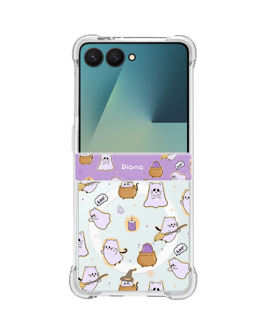 Android Flip / Fold Rearguard Hinge - Spooky Cat