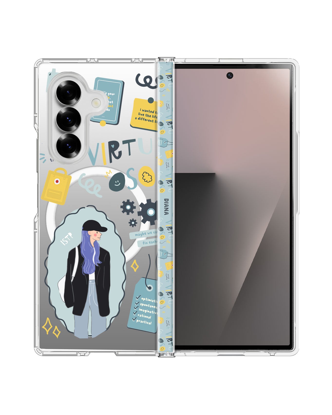 Android Flip / Fold Rearguard Hinge - ISTP