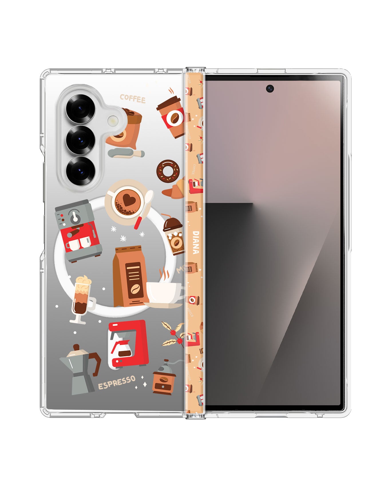 Android Flip / Fold Rearguard Hinge - Barista
