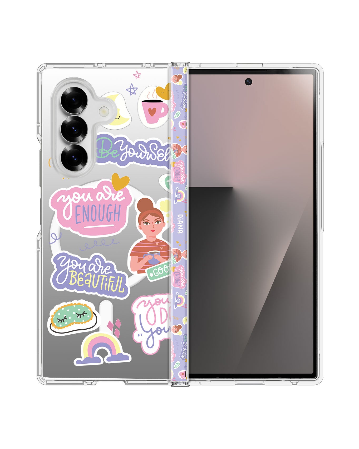 Android Flip / Fold Rearguard Hinge - Be Yourself