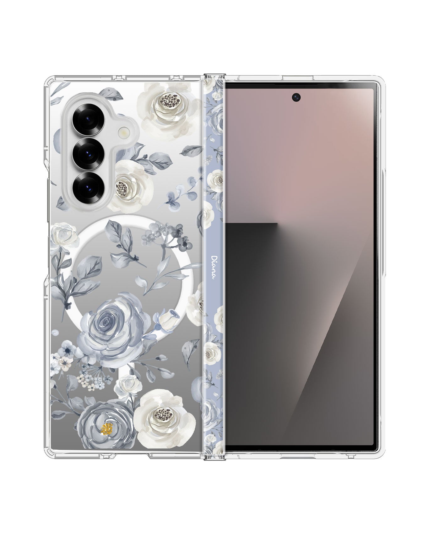 Android Flip / Fold Rearguard Hinge - Blue Rose