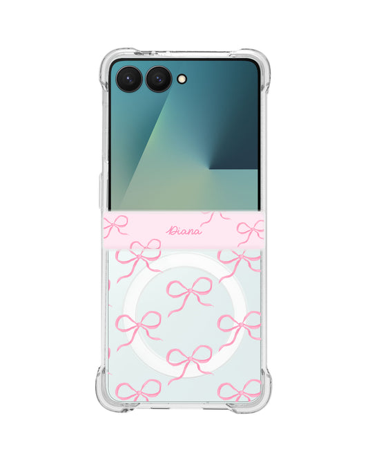 Android Flip / Fold Rearguard Hinge - Coquette Pink Bow