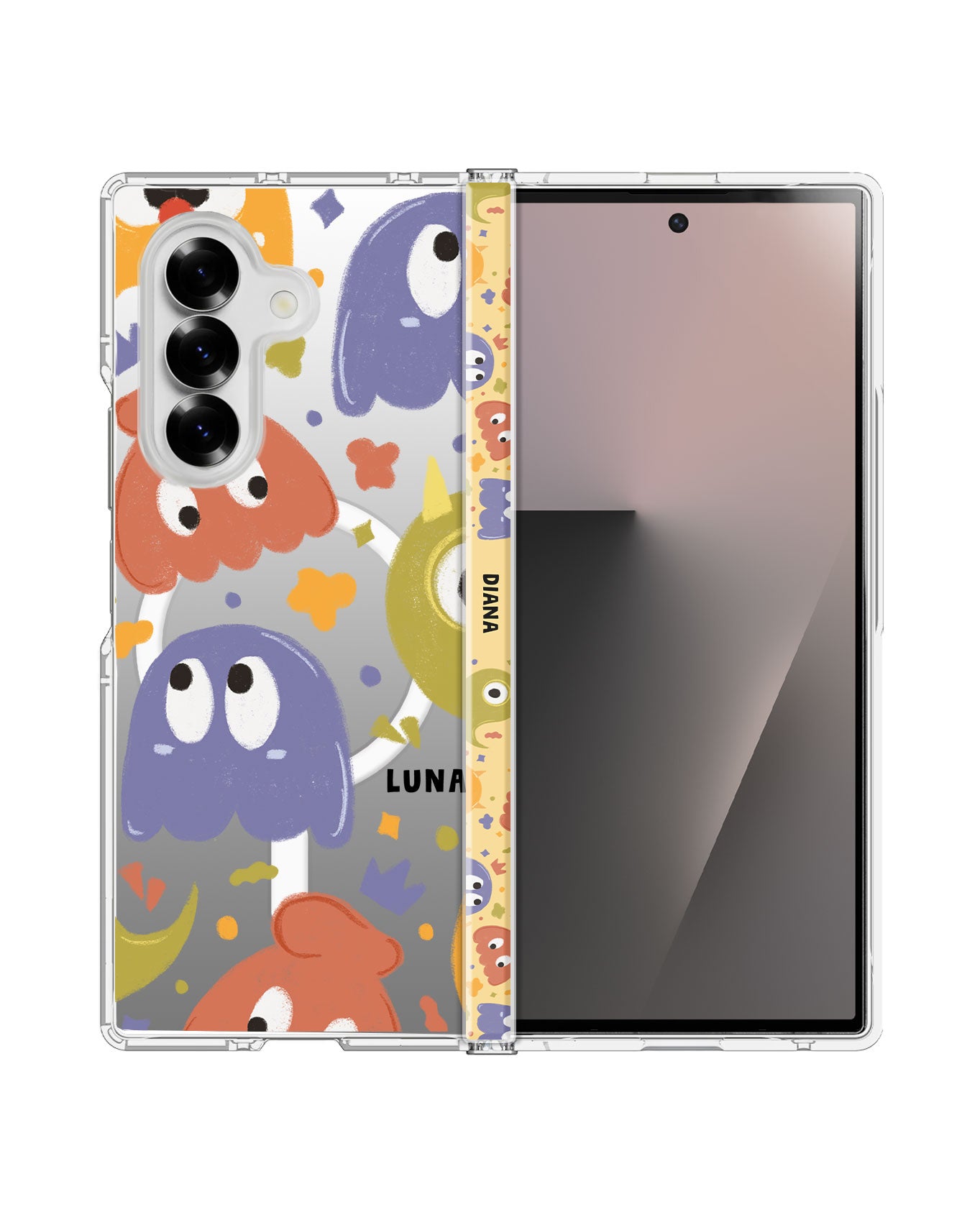 Android Flip / Fold Rearguard Hinge - Cute Monster 1.0