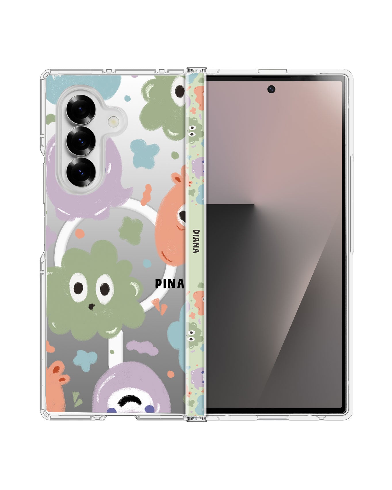 Android Flip / Fold Rearguard Hinge - Cute Monster 2.0