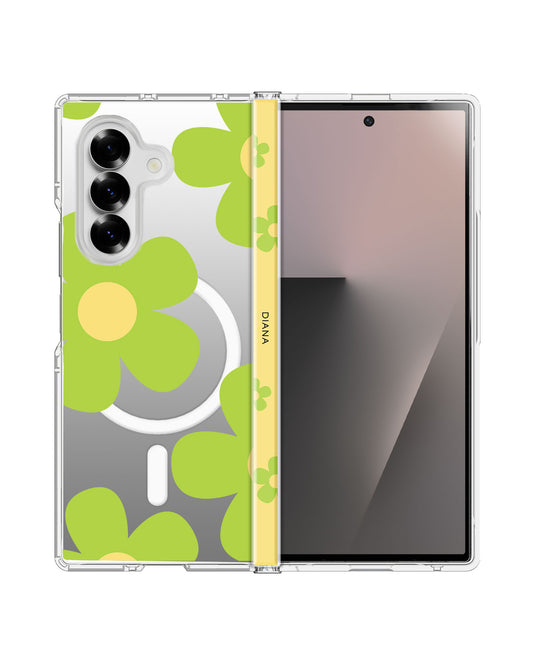 Android Flip / Fold Rearguard Hinge - Daisy Bloom