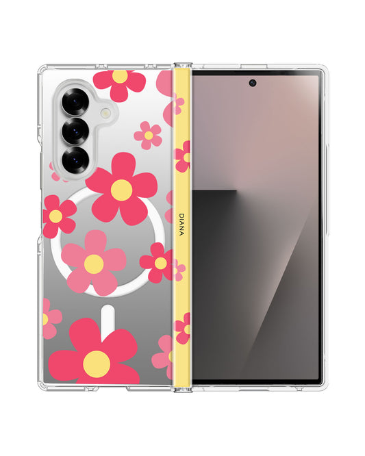 Android Flip / Fold Rearguard Hinge - Daisy Blush