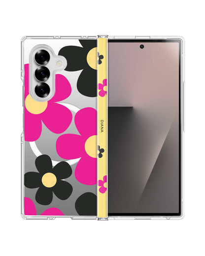 Android Flip / Fold Rearguard Hinge - Daisy Hot Pink