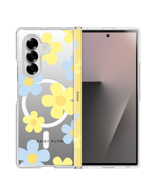 Android Flip / Fold Rearguard Hinge - Daisy Skies