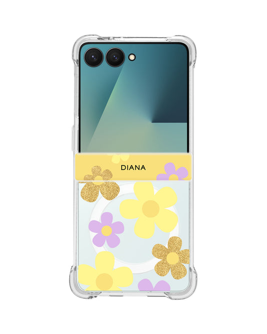 Android Flip / Fold Rearguard Hinge - Daisy Twinkle