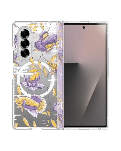 Android Flip / Fold Rearguard Hinge - Fish & Floral 5.0