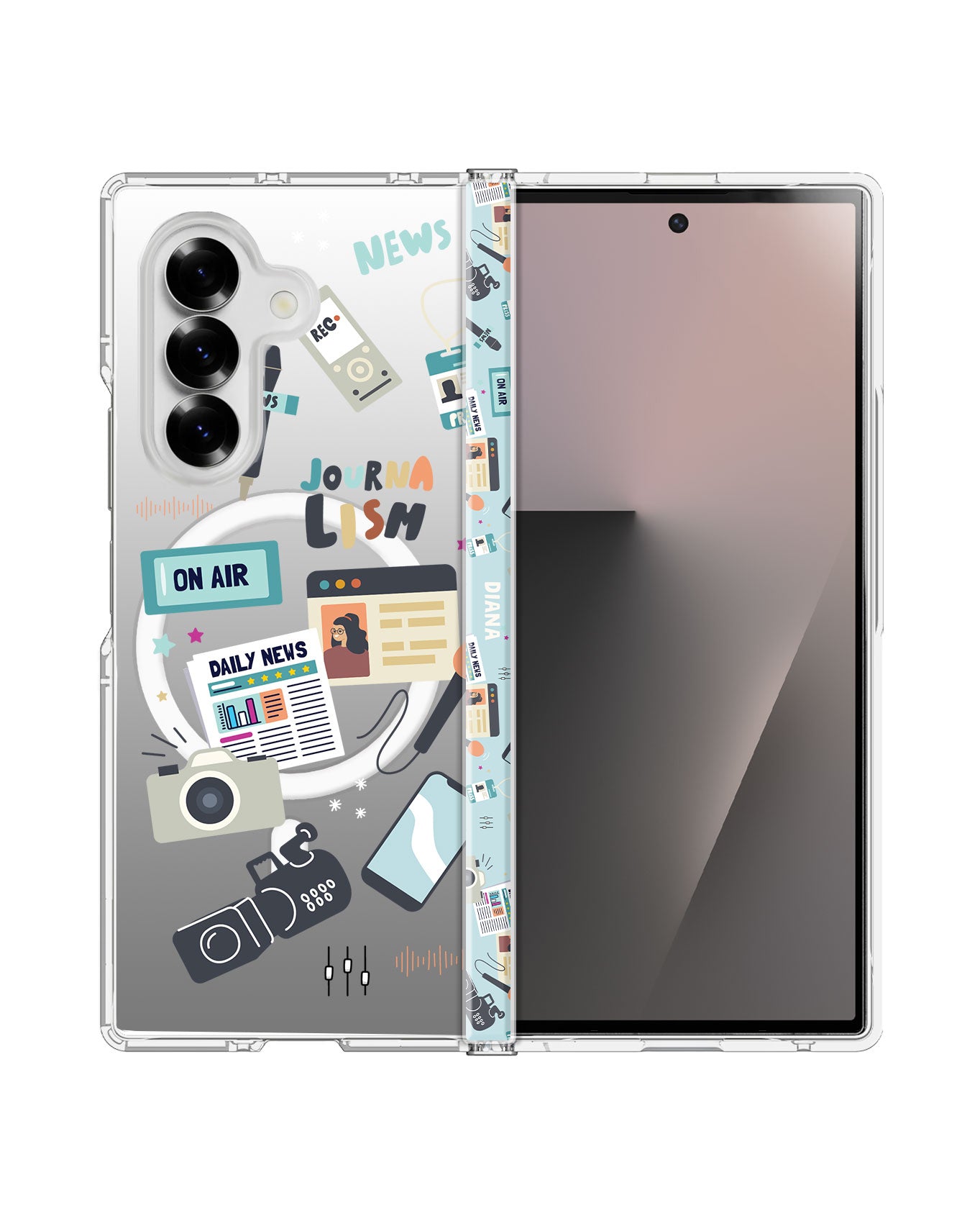 Android Flip / Fold Rearguard Hinge - Journalism