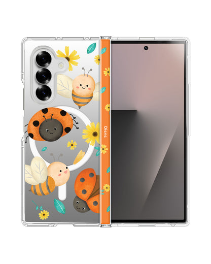 Android Flip / Fold Rearguard Hinge - Ladybug and Bee